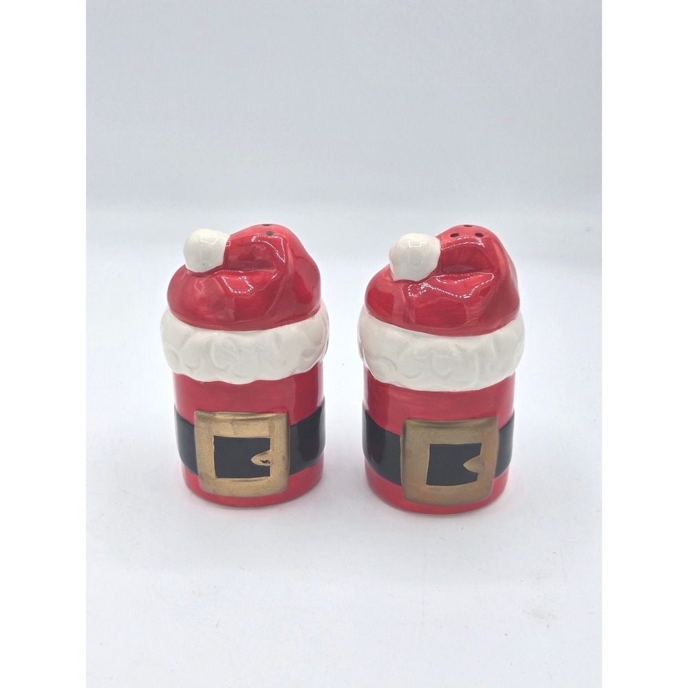 Vintage‎ Santa Salt & Pepper Shaker Set